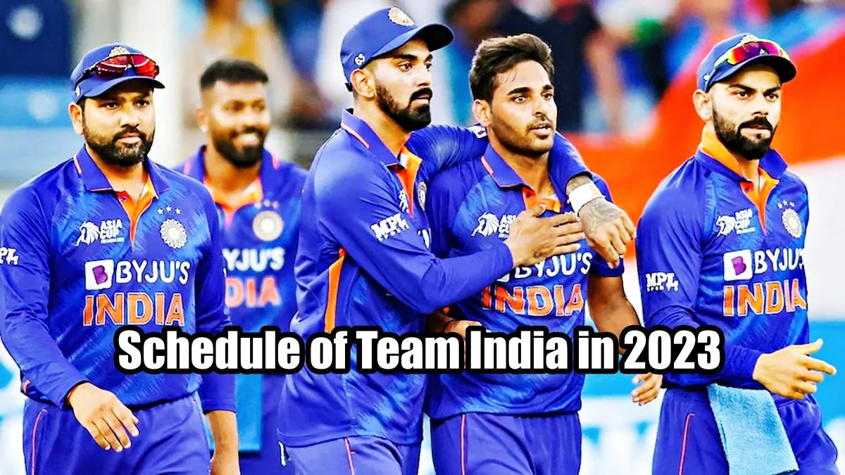 From Sri Lanka series to ODI World Cup and Asia Cup, schedule of Team India in 2023