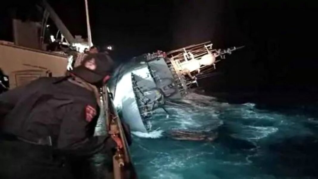 Thai Navy warship sank in the Gulf of Thailand while patrolling ...