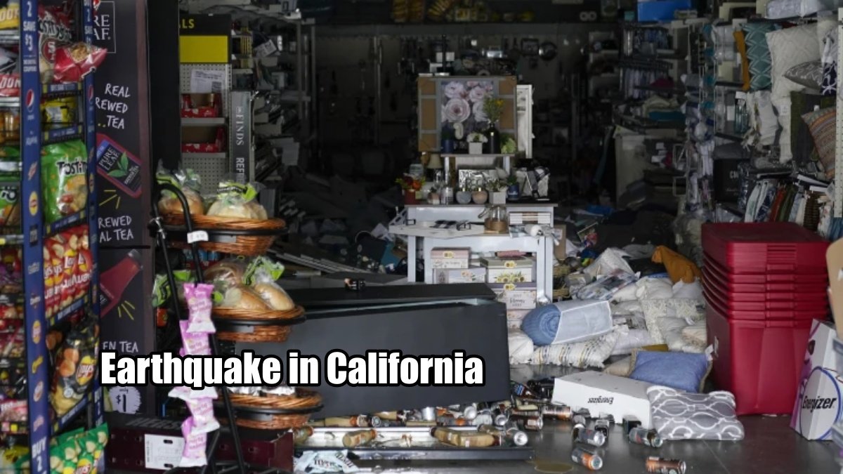 6.4 magnitude earthquake in California, power failure in 70 thousand houses, panic among people