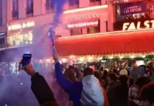 Of France’s defeat in FIFA Worldcup final, riots broke out in Paris riots broke out in Paris