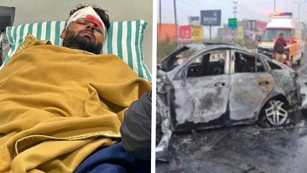 Rishabh Pant injured in road accident, Medical report normal, condition normal, watch Accident Video