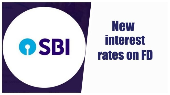 sbi fd intrest