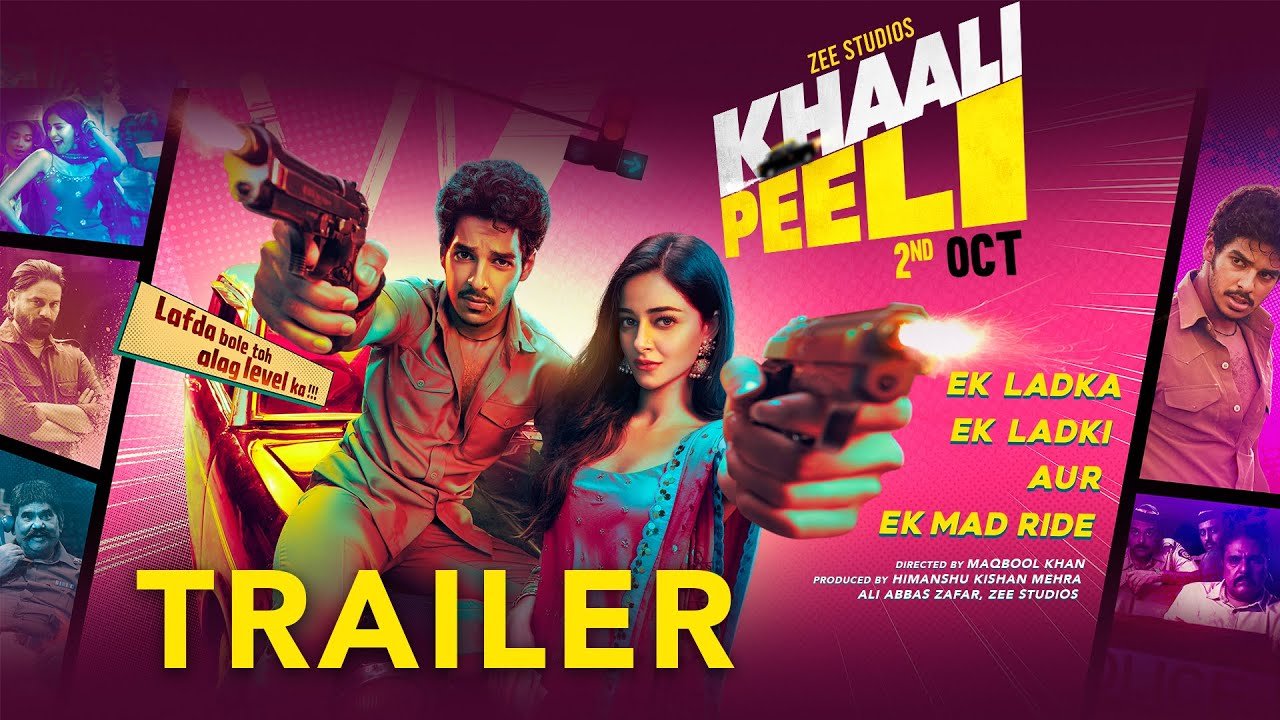 Khaali Peeli | Official Trailer | Ishaan Khatter | Ananya Panday | Maqbool Khan | Zee Plex  | 2 Oct
