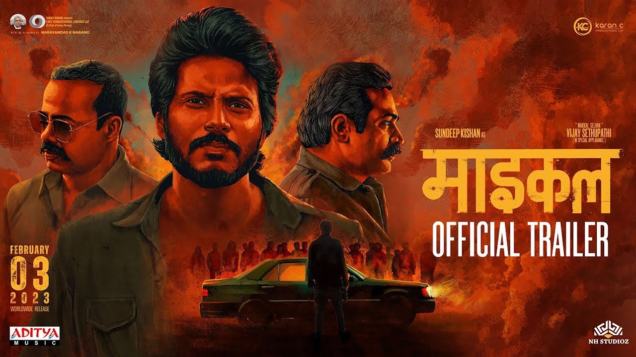 Michael – Official Trailer (Hindi) | Sundeep Kishan, Vijay Sethupathi | Ranjit Jeyakodi | Sam CS