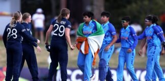 India winning the U19 T20 World Cup