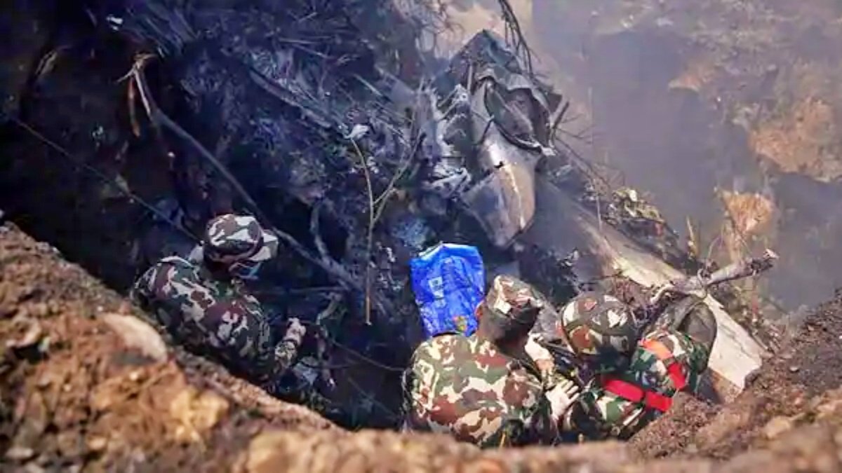 Nepal’s Yeti Airlines plane crash, 72 people were on board, 5 Indian passengers also died, watch video