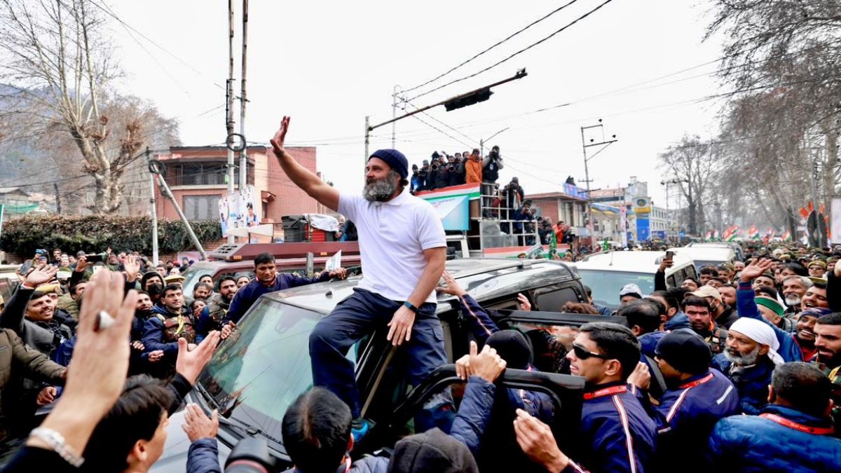 Bharat Jodo Yatra launched by Rahul Gandhi ends in Srinagar today