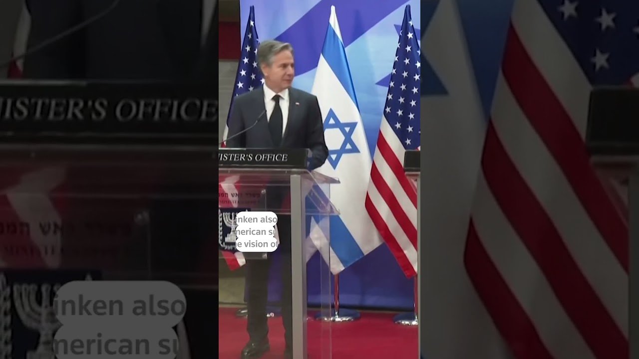 Blinken urges calm and peace between Israel and Palestinians
