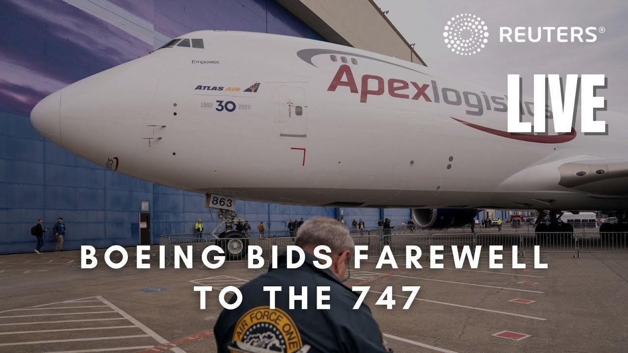 LIVE: Boeing delivers final 747 jet