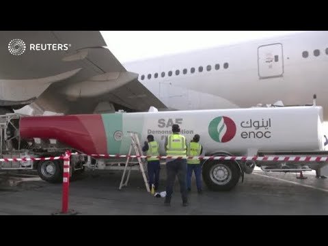 Emirates tests flight powered by sustainable aviation fuel