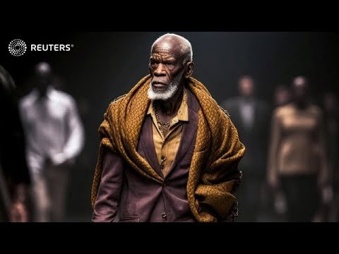 Artist uses AI to show the bright side of old age