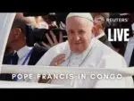 LIVE: Pope Francis meets with charity representatives in Congo