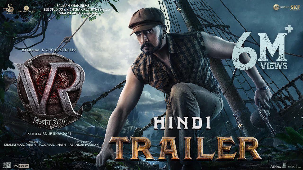 Vikrant Rona – Official Hindi Trailer || K Sudeep, Jacqueline F || Anup B | Ajaneesh | Shalini Artss