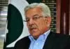 Defense Minister Khwaja Asif
