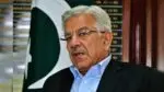 Defense Minister Khwaja Asif