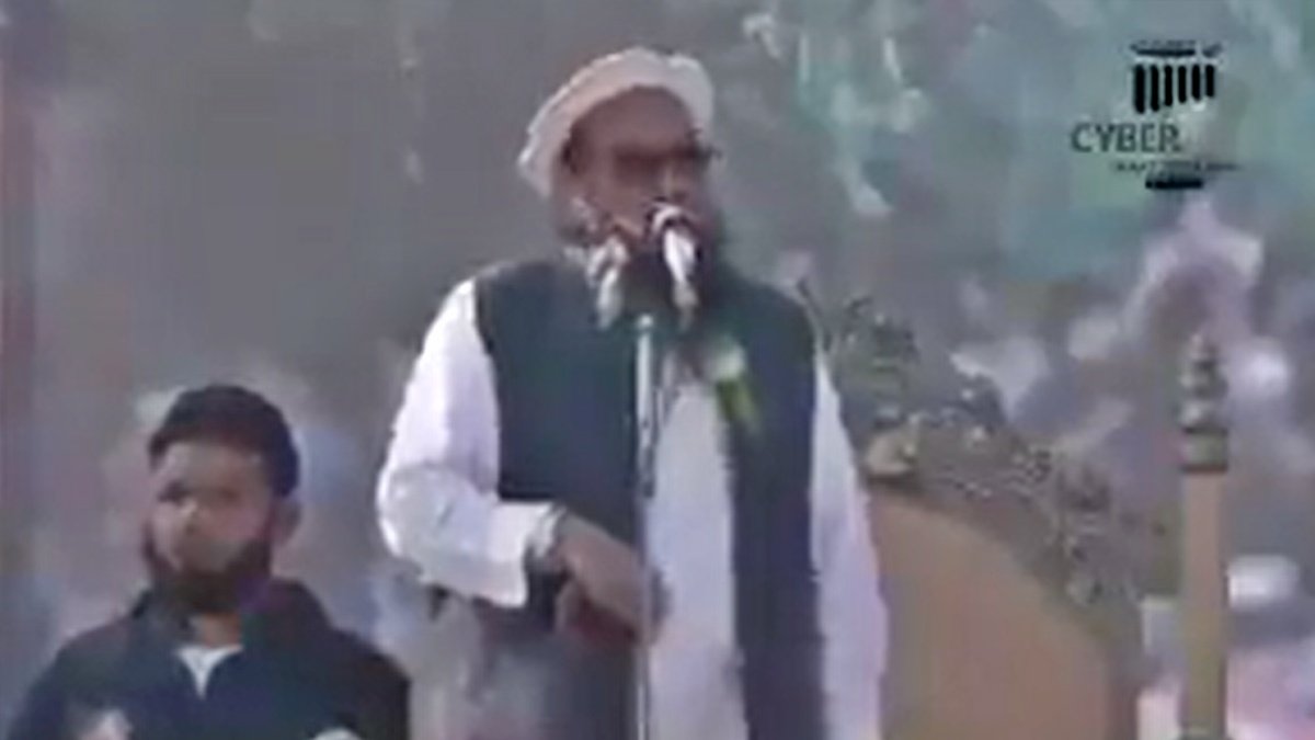 Hafiz Saeed is challenging India, said- I will stop breathing, blood will flow from the river, VIDEO viral