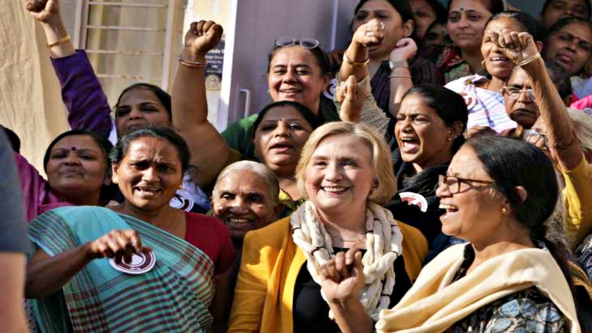 Climate change poses more challenges for women workers of unorganized sector: Hillary Clinton