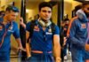 Indian test team reached Indore