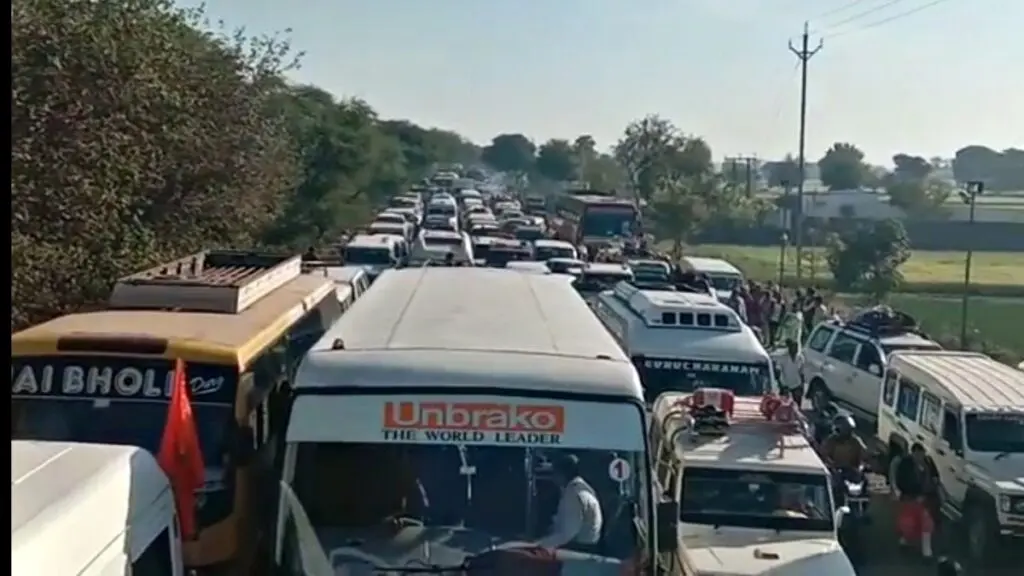 Indore Bhopal road jam