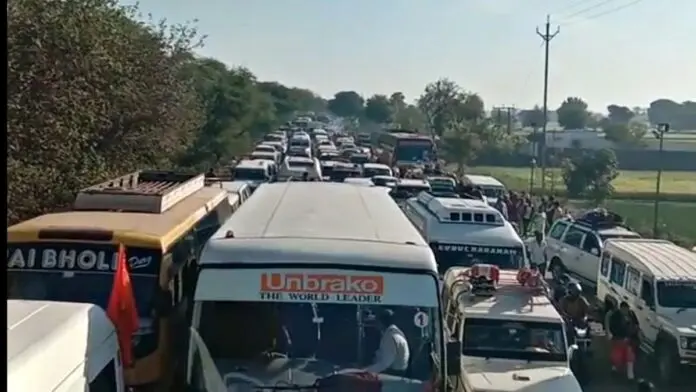 Indore Bhopal road jam