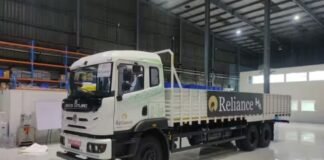Reliance introduced hydrogen-powered truc