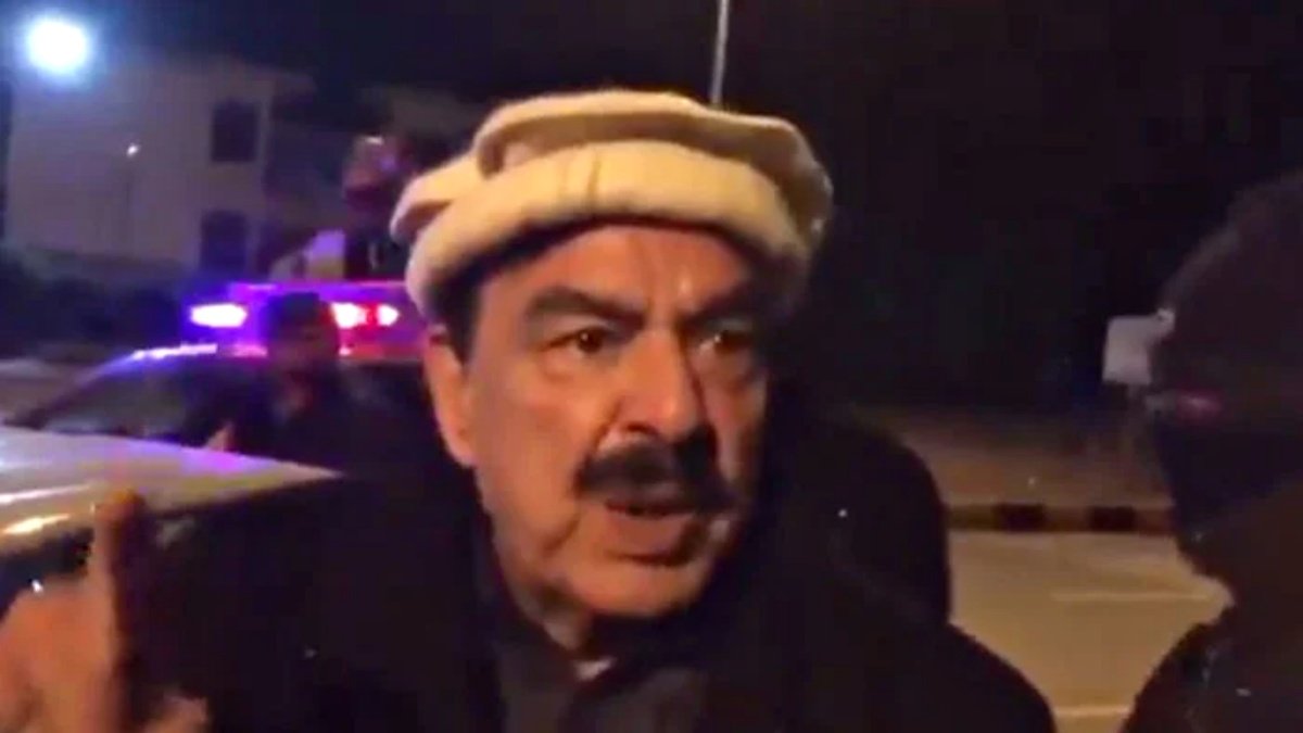 Former Home Minister Sheikh Rashid Ahmed arrested in Pakistan, Imran Khan strongly condemned