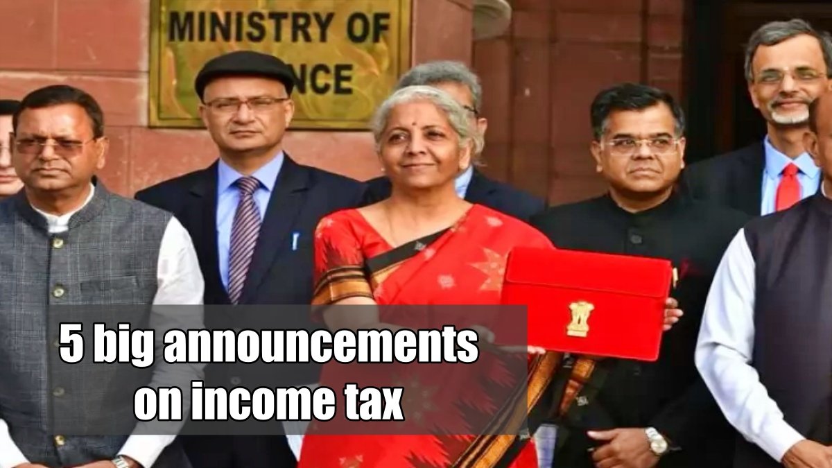 5 big announcements on income tax, No tax till 7 lakhs, know how much your tax will be