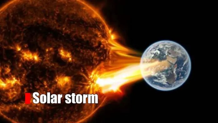 solar storm coming to Earth