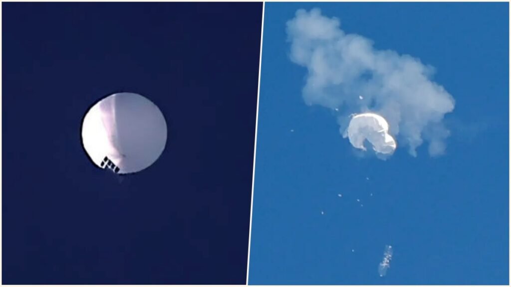 spy balloon shot down