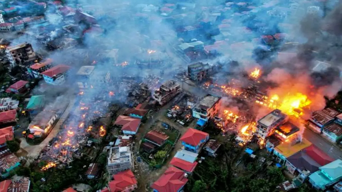 Violence between army and rebel groups in Myanmar,29 people killed, including three Buddhist monks