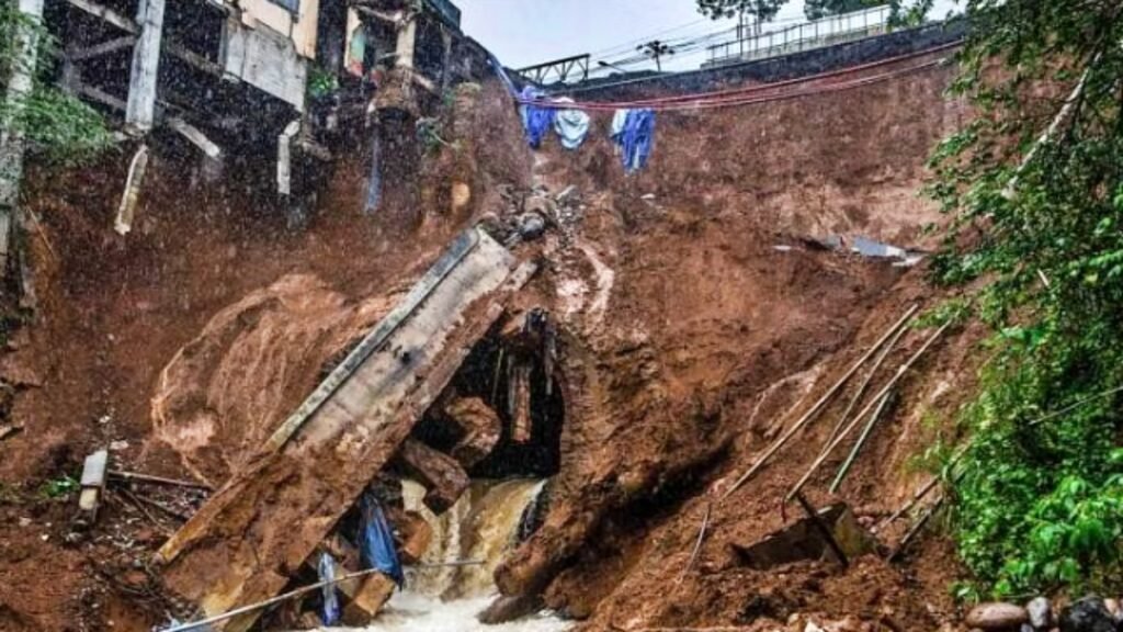 Landslide in Indonesia