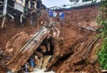 Landslide in Indonesia