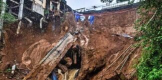 Landslide in Indonesia