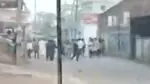 Stone pelting and arson between two groups in Nalanda after Ramnavami procession, watch video Nalanda Stone pelting