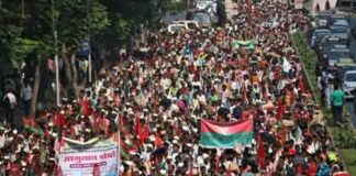 Protest march of more than 10,000 farmers reached Mumbai