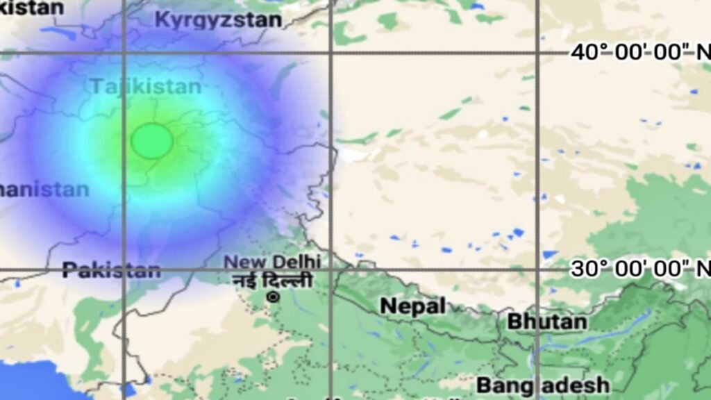 Strong earthquake tremors in Delhi-NCR