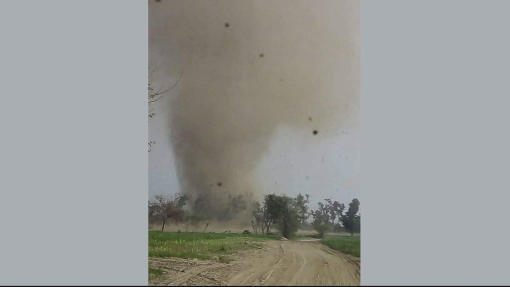 Terrible tornado hit Punjab