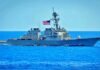 US warship in South China Sea