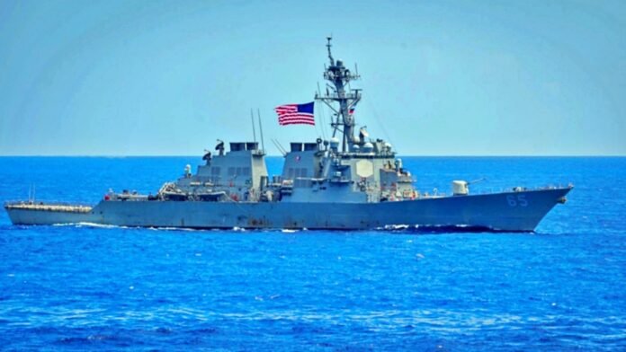 US warship in South China Sea