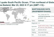 earthquake tremors in Argentina