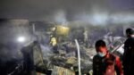 fire in Indonesian oil depot