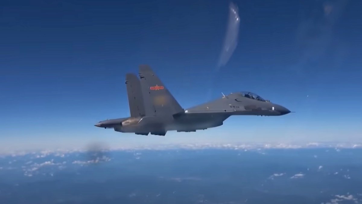 91 fighter aircraft and 12 naval ships, military exercises near the Taiwan border