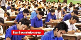 Board exam twice a year