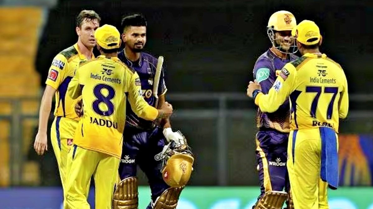 Chennai Super Kings defeated Kolkata Knight Riders by 49 runs, topped the point table
