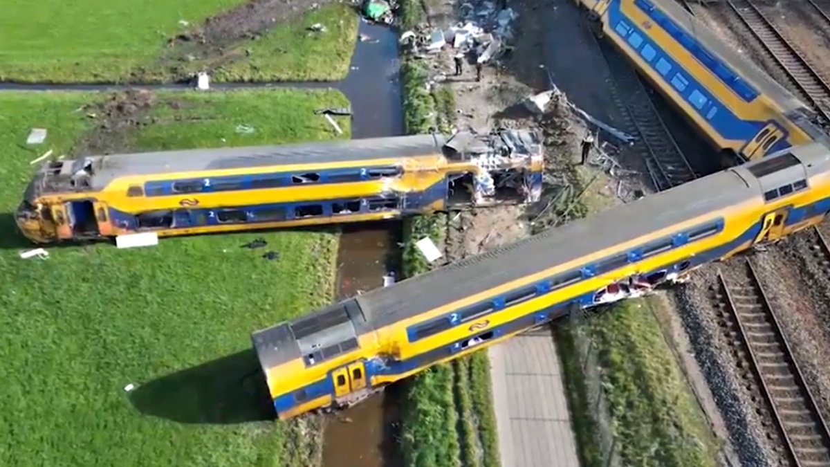 High-speed passenger train Crash in Netherlands Kills 1, Leaves 19 Seriously Injured