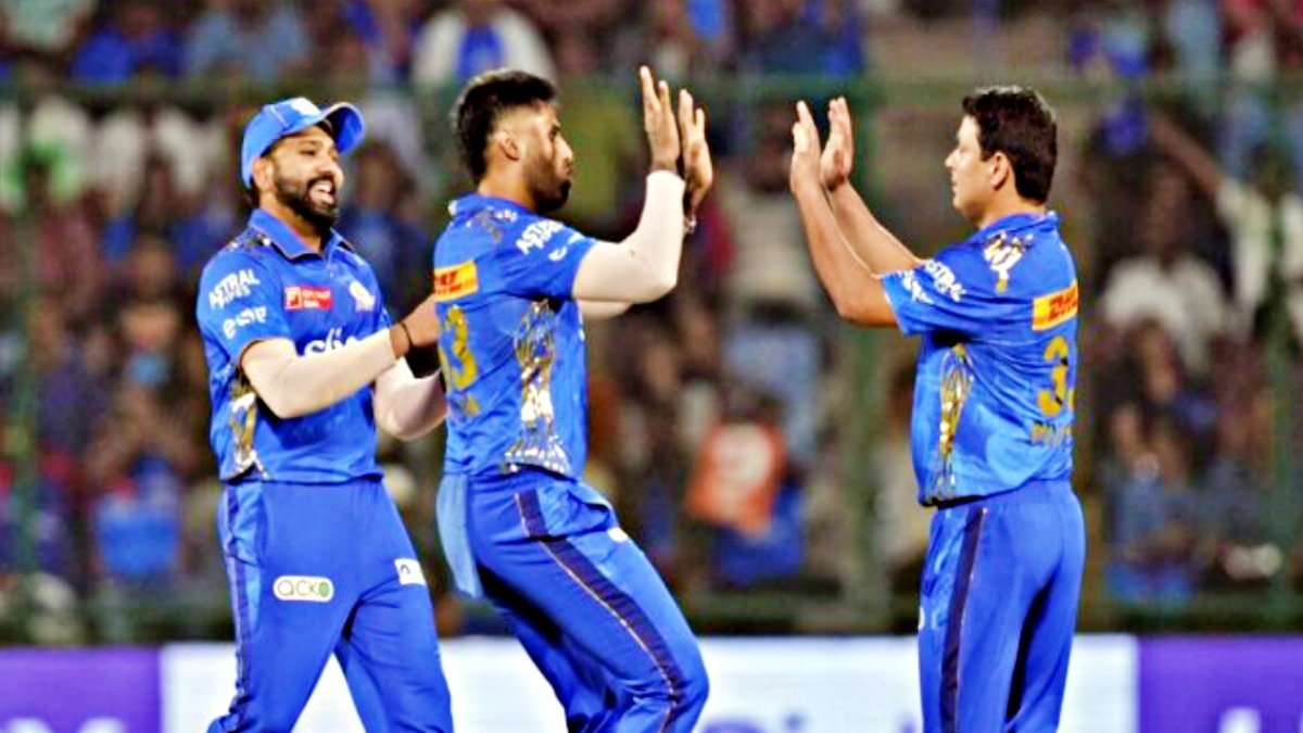 Mumbai Indians defeated Delhi Capitals to register first win, scoring 2 runs on the last ball to win