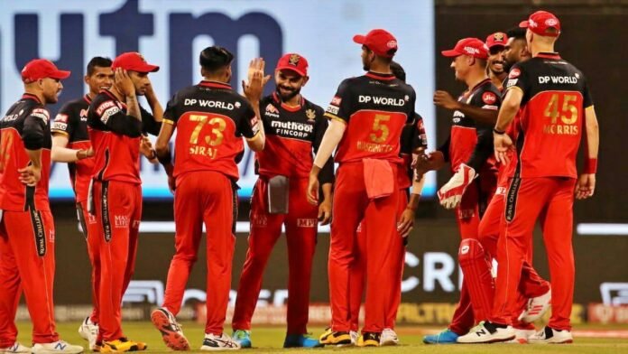 RCB won by eight wickets