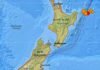 earthquake tremors in New Zealand