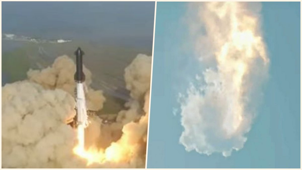 Biggest Starship rocket explodes during first flight, disappointment in SpaceX, watch video