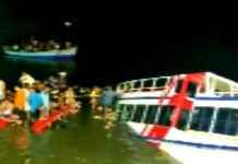 Boat full of tourists capsized in Malappuram